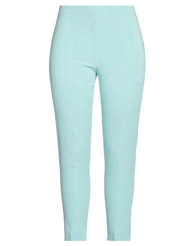 CLIPS Casual trouser Light green 97% Viscose, 3% Elastane