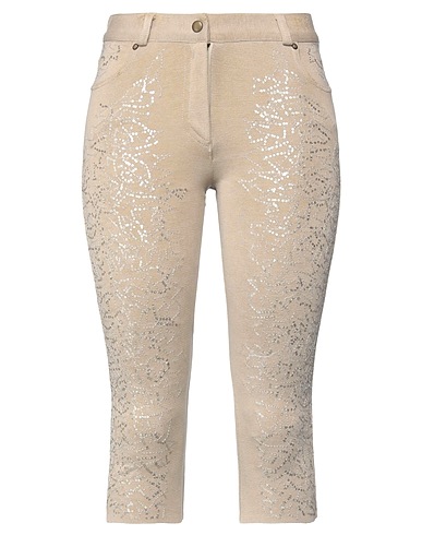 ERMANNO SCERVINO Casual pants Beige 100% Cotton