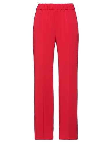 ALBERTO BIANI Casual trouser Red 70% Triacetate, 30% Polyester