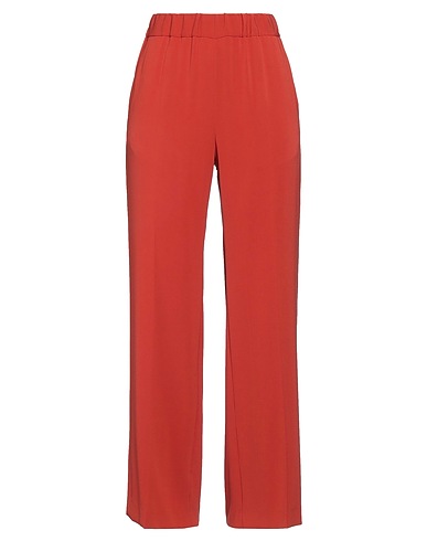 ALBERTO BIANI Casual trouser Rust 70% Triacetate, 30% Polyester
