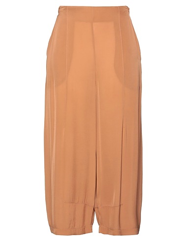 ALESSIA SANTI Casual trouser Camel 100% Viscose