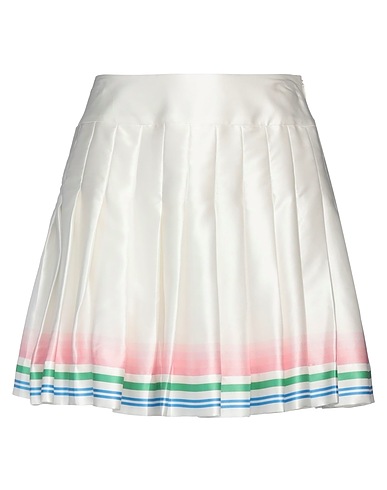 CASABLANCA Mini skirt White 100% Silk