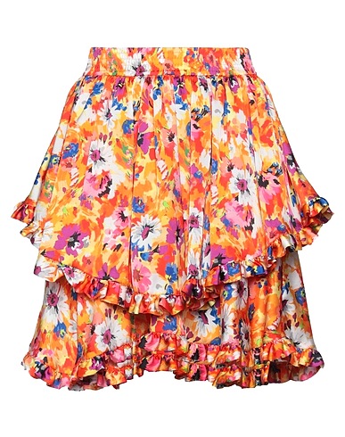MSGM Minirock Orange 100% Polyester