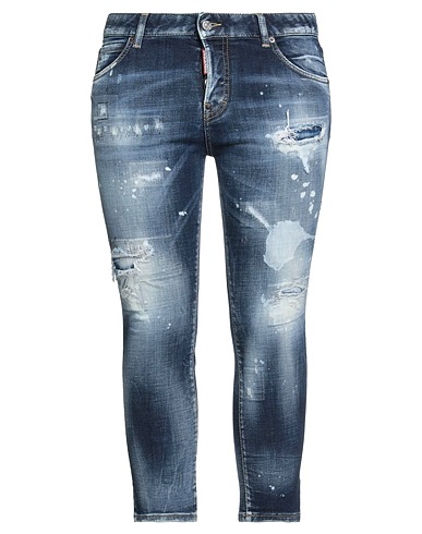DSQUARED2 Denim trousers Blue 99% Cotton, 1% Elastane