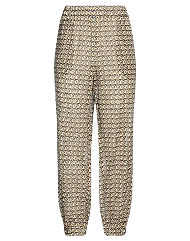 TORY BURCH Casual pants Beige 100% Cotton, Polyester
