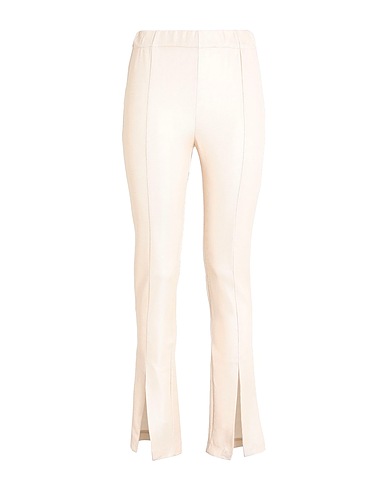 HAVEONE Casual trouser Beige 56% Viscose, 34% Polyester, 10% Other Fibres, Nylon, Elastic fibres