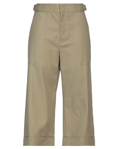 EQUIPMENT Casual pants Military green 97% Cotton, 3% Elastane