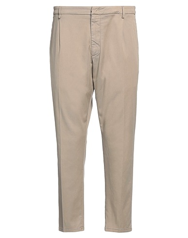 DONDUP Casual trouser Taupe 67% Cotton, 29% Lyocell, 4% Elastane