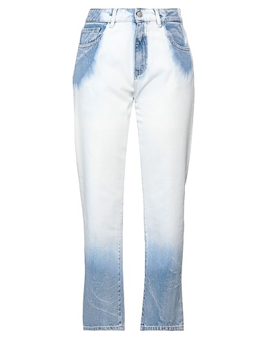 ICON DENIM Pantaloni jeans Bianco 100% Cotone