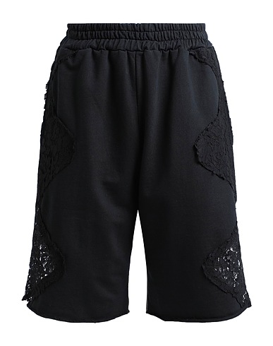 PINK MEMORIES Shorts & Bermuda Black 85% Cotton, 15% Nylon
