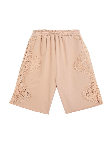 PINK MEMORIES Shorts & Bermuda Beige 85% Cotton, 15% Nylon