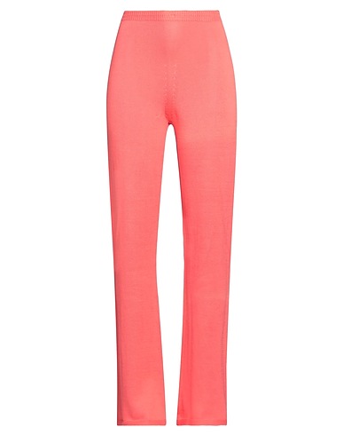 PINK MEMORIES Casual pants Coral 100% Cotton