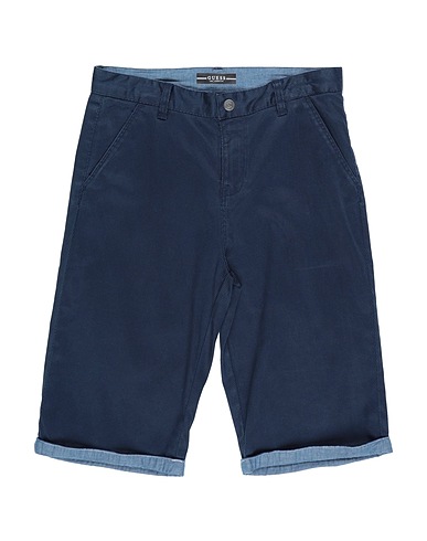 GUESS Shorts & Bermuda Midnight blue 70% Lyocell, 26% Cotton, 4% Elastane