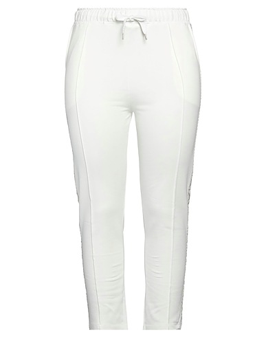 KAOS Casual pants White 95% Cotton, 5% Elastane
