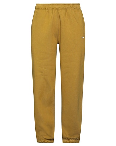 NIKE Casual trouser Lime green 84% Cotton, 16% Polyester