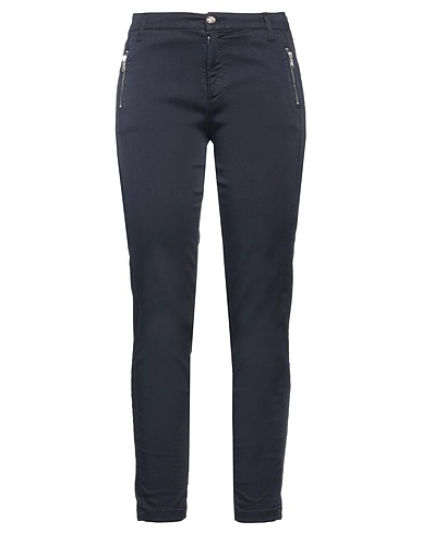 LIU •JO Casual trouser Midnight blue 96% Cotton, 4% Elastane