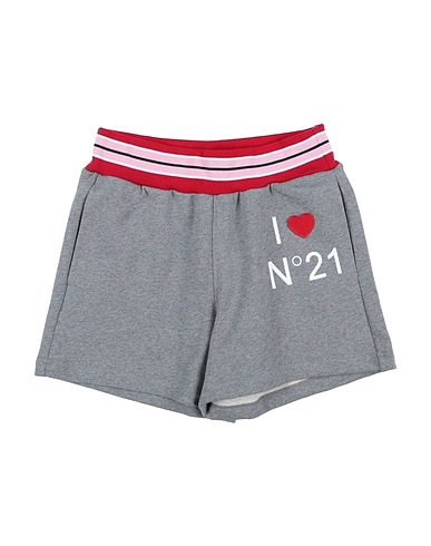 N°21 Shorts & Bermuda Grey 100% Cotton