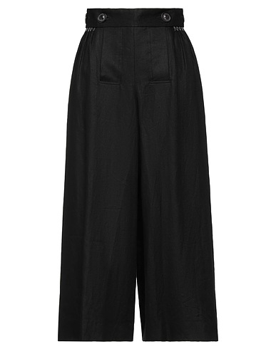 MAISON MARGIELA Casual trouser Black 100% Linen