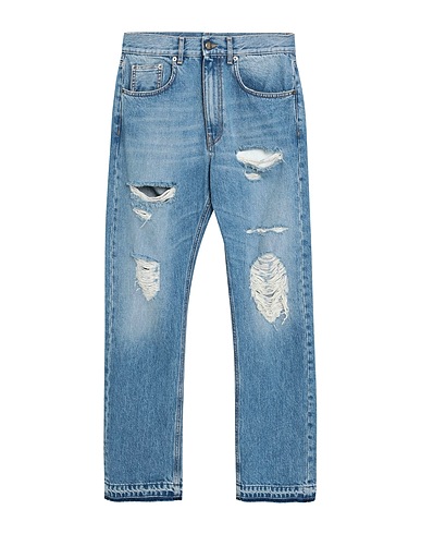ANIYE BY Denim trousers Blue 100% Cotton
