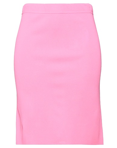 NINO COLOMBO Midi skirt Pink 96% Rayon, 4% Meryl® Elite