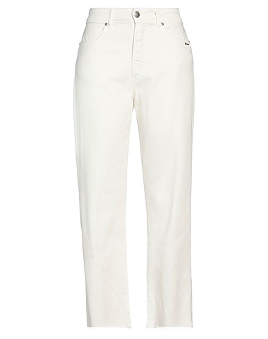 BERNA Casual pants White 100% Cotton