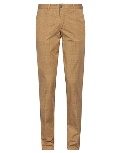 MANUEL RITZ Casual trouser Camel 97% Cotton, 3% Elastane