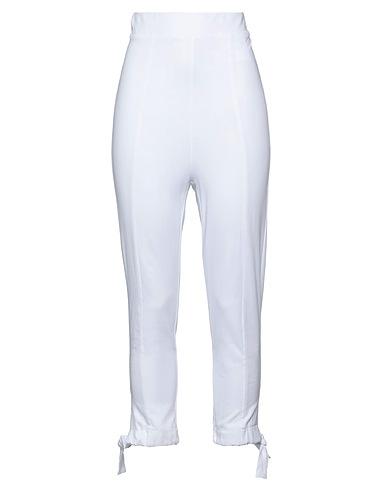 ALESSIO BARDELLE Casual trouser White 95% Cotton, 5% Elastane