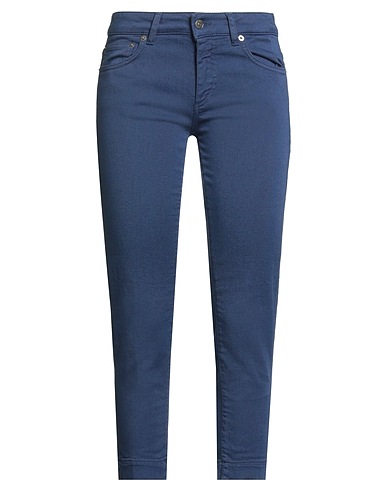 DONDUP Pantalone Blu navy 92% Cotone, 6% Elastomultiestere, 2% Elastan