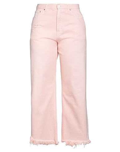 HAIKURE Denim pants Light pink 100% Cotton