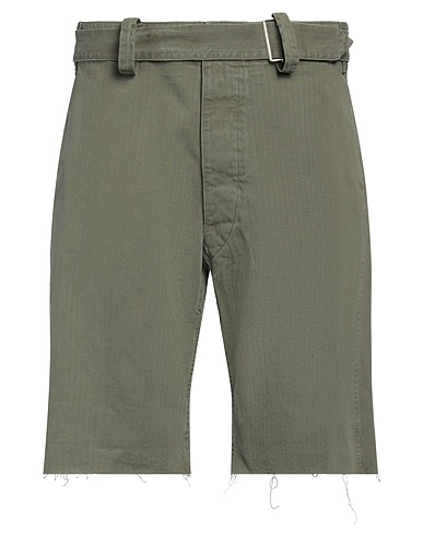 MAISON MARGIELA Shorts & Bermuda Military green 100% Cotton