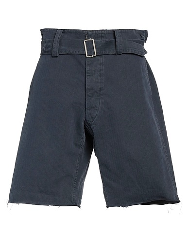 MAISON MARGIELA Shorts & Bermuda Midnight blue 100% Cotton