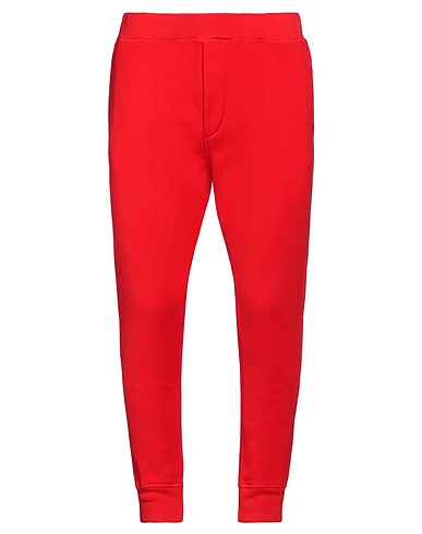DSQUARED2 Casual pants Red 100% Cotton, Elastane
