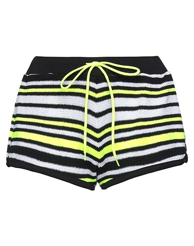 DE' HART Shorts & Bermuda Lime green 58% Cotton, 34% Polyester, 8% Other Fibres