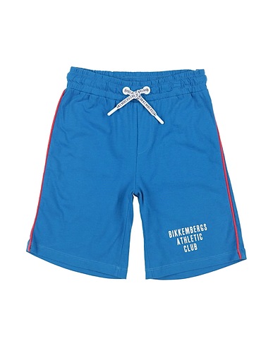BIKKEMBERGS Shorts & Bermuda Azure 100% Cotton