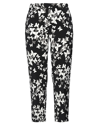 REDValentino Casual trouser Black 92% Polyester, 8% Elastane