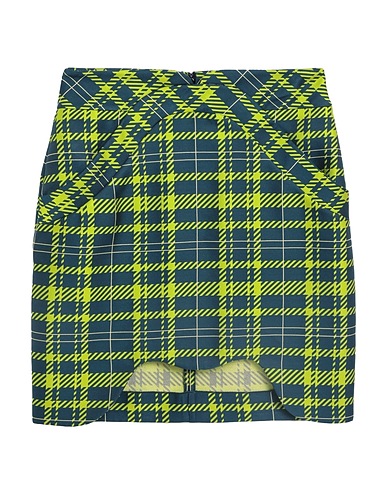 ANTONIO BERARDI Mini skirt Deep teal 49% Polyester, 26% Silk, 25% Rayon