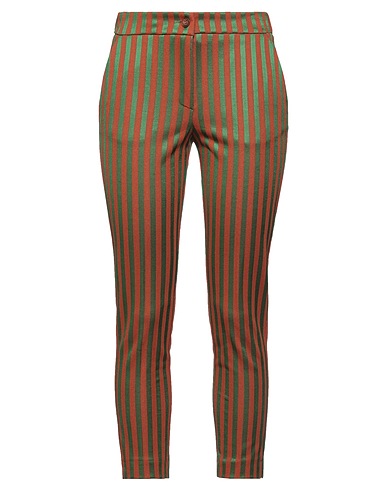 KAOS Casual trouser Green 75% Polyester, 23% Cotton, 2% Elastane