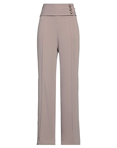 GIL SANTUCCI Casual trouser Taupe 100% Polyester