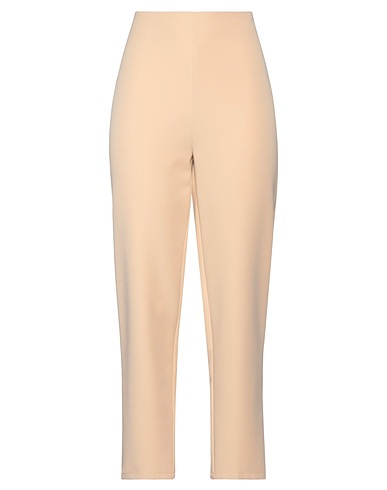 TWINS FANTASY Casual trouser Beige 95% Polyester, 5% Elastane