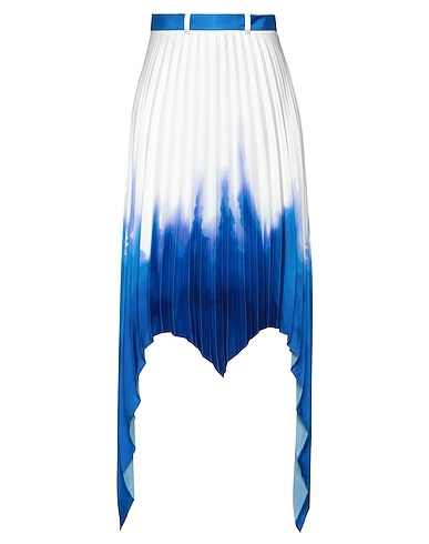 AZ FACTORY Gonna midi Bianco 67% Poliestere riciclato, 33% Poliestere
