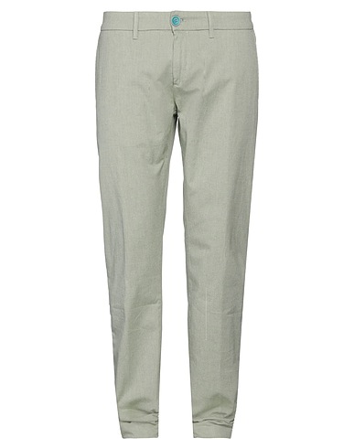 SIVIGLIA Casual pants Light green 98% Cotton, 2% Elastane
