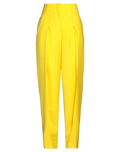 LOEWE Casual pants Yellow 100% Wool