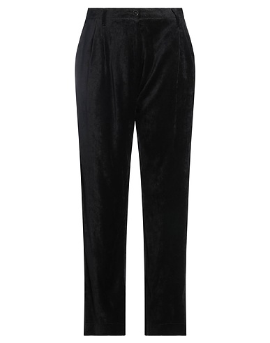 FORTE_FORTE Pantalone Nero 99% Viscosa, 1% Elastan
