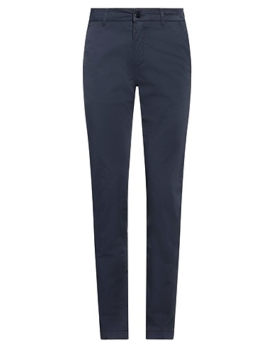CAMOUFLAGE AR AND J. Casual trouser Midnight blue 97% Cotton, 3% Lycra®