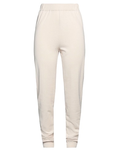 SOALLURE Pantalone Beige 88% Viscosa, 12% PBT - Polibutilentereftalato