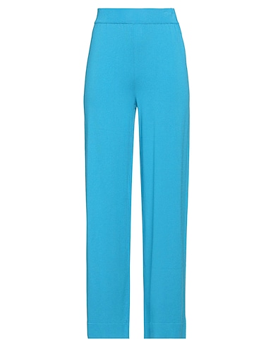 SOALLURE Pantalon Bleu d'azur 88% Viscose, 12% PBT - Polytéréphtalate de butylène