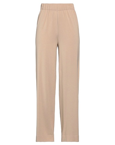 SOALLURE Pantalone Beige 88% Viscosa, 12% PBT - Polibutilentereftalato