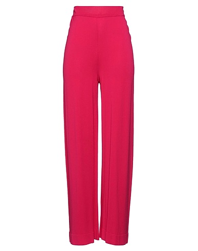 SOALLURE Pantalone Fucsia 88% Viscosa, 12% PBT - Polibutilentereftalato