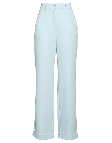 GUESS Casual pants Sky blue 92% Polyester, 8% Elastane