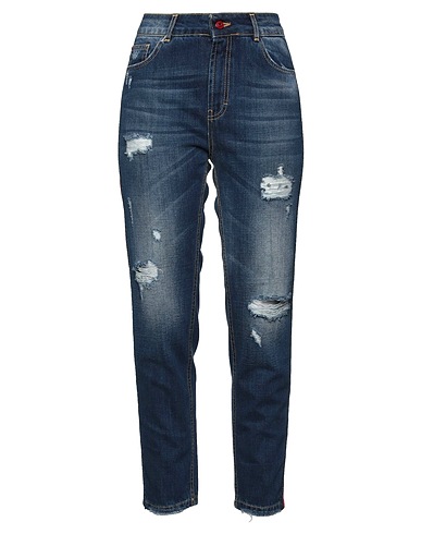 KOCCA Denim pants Blue 97% Cotton, 3% Elastane